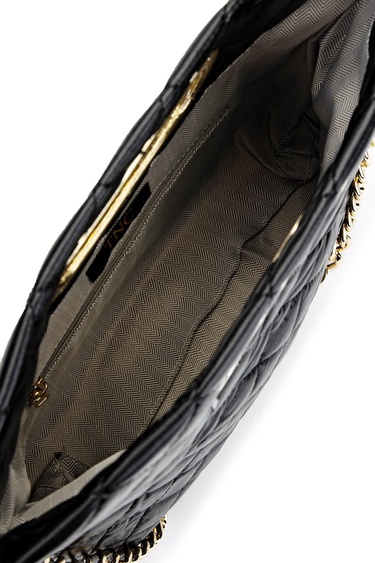  Tamer Tanca Kadın Vegan Siyah Omuz Çanta