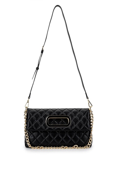  Tamer Tanca Kadın Vegan Siyah Omuz Çanta