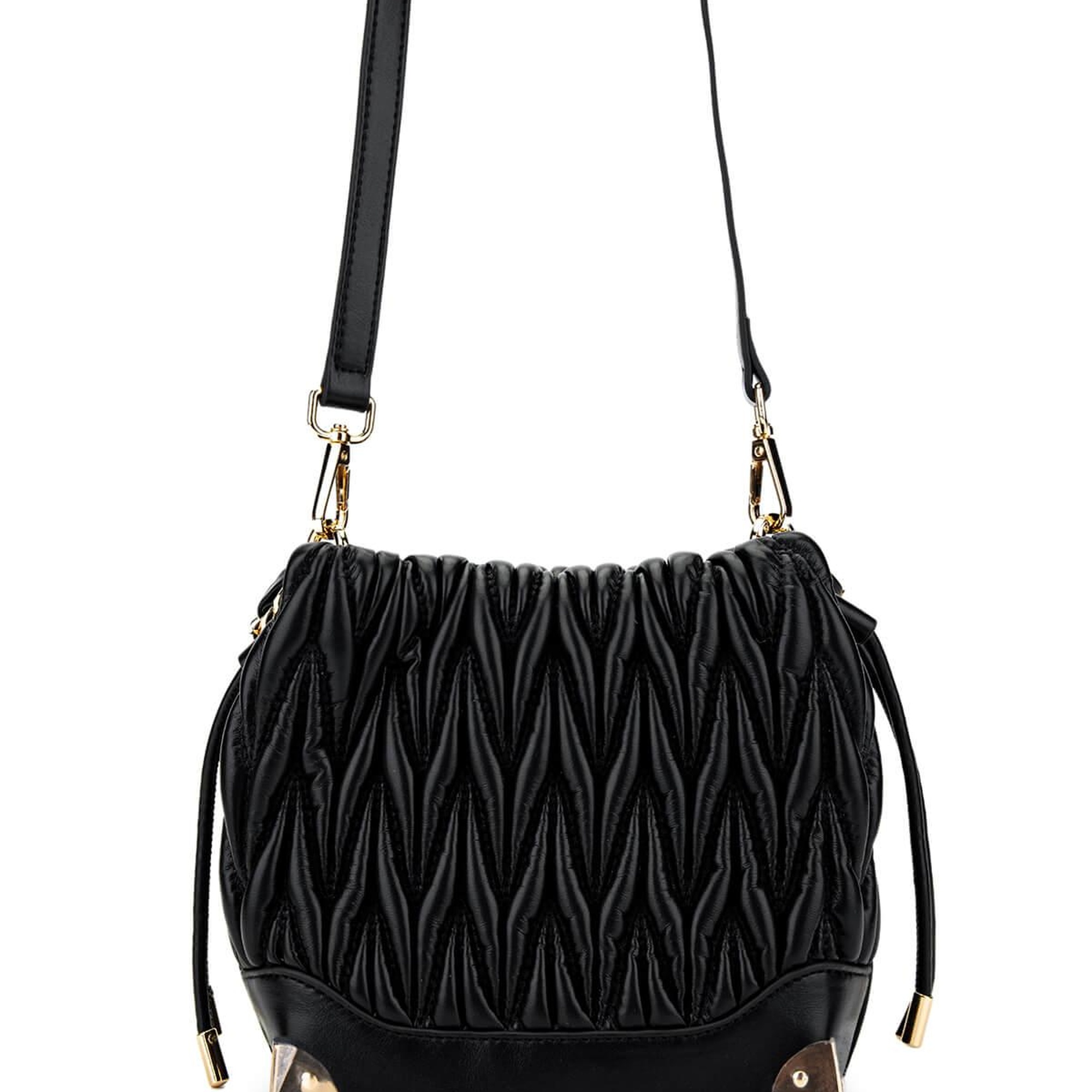 Tamer Tanca Kadın Vegan Siyah Omuz Çanta