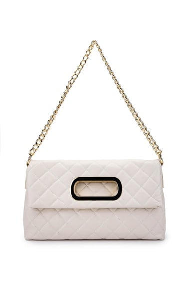  Tamer Tanca Kadın Vegan Bej Omuz Çanta