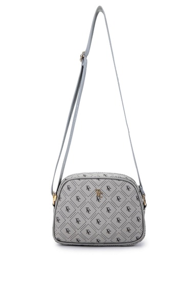  Tamer Tanca Kadın Vegan Gri Postacı Çanta