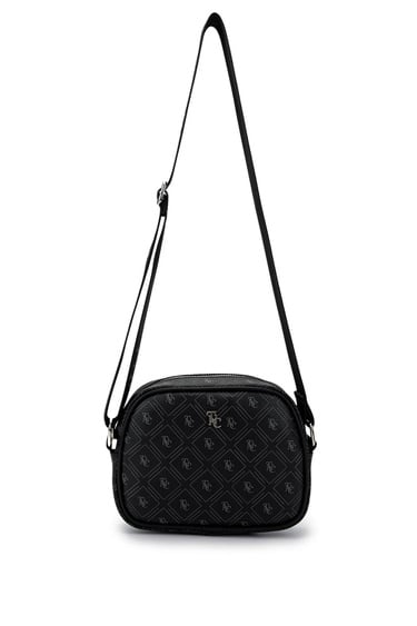  Tamer Tanca Kadın Vegan Siyah Postacı Çanta