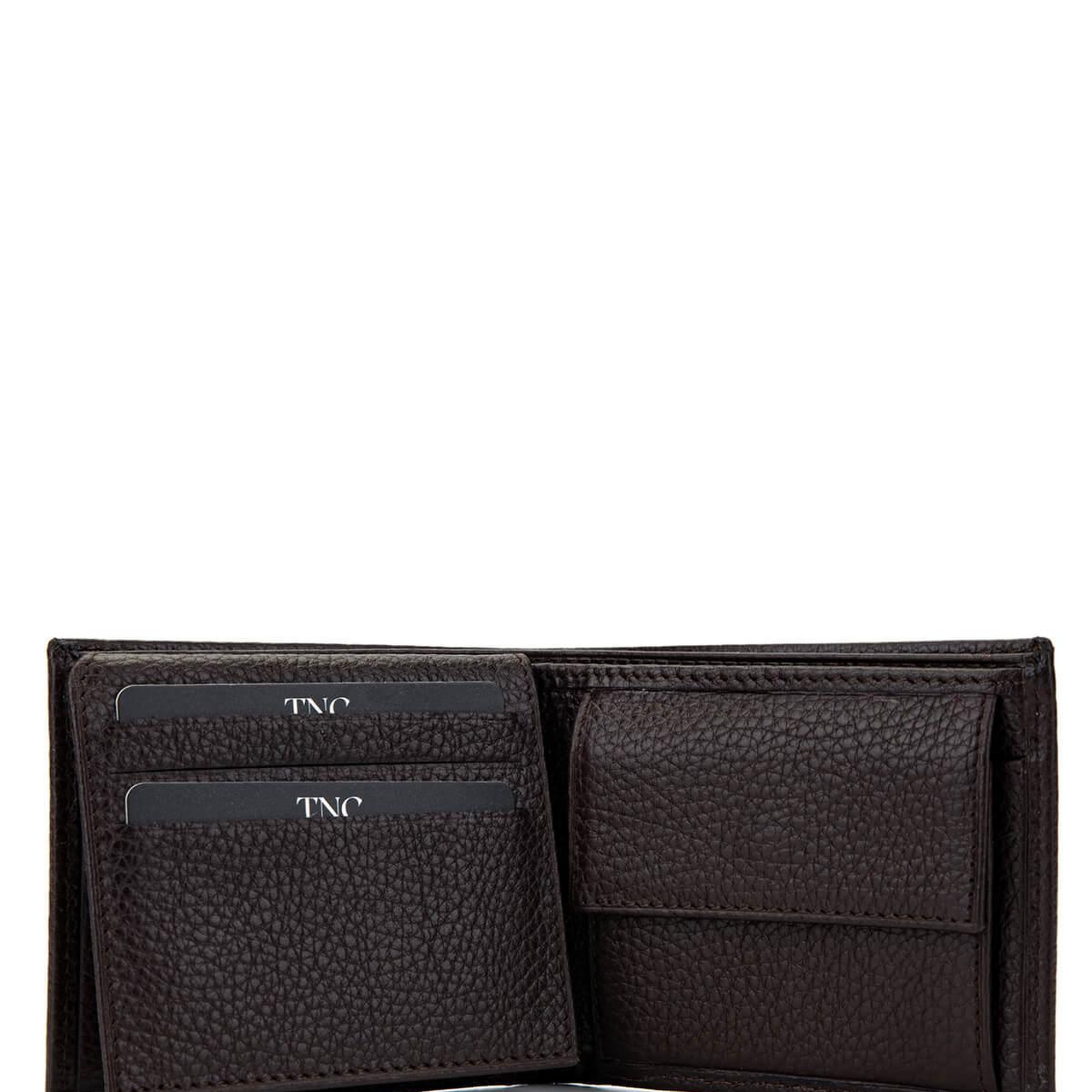 Tamer Tanca Erkek Hakiki Deri Kahverengi Cüzdan Cuzdan