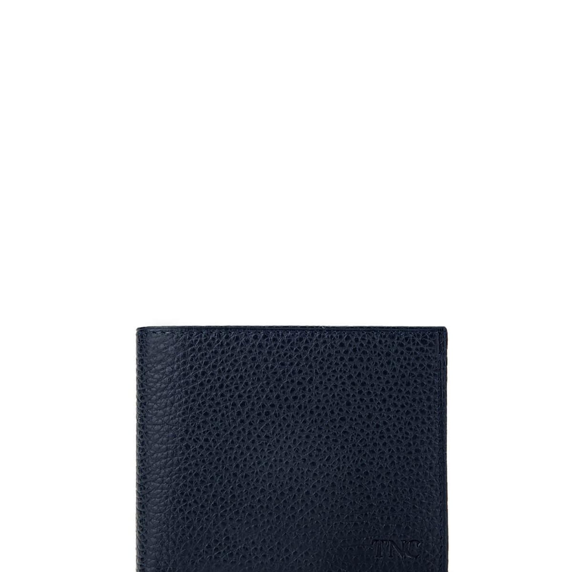 Tamer Tanca Erkek Hakiki Deri Lacivert Cüzdan Cuzdan