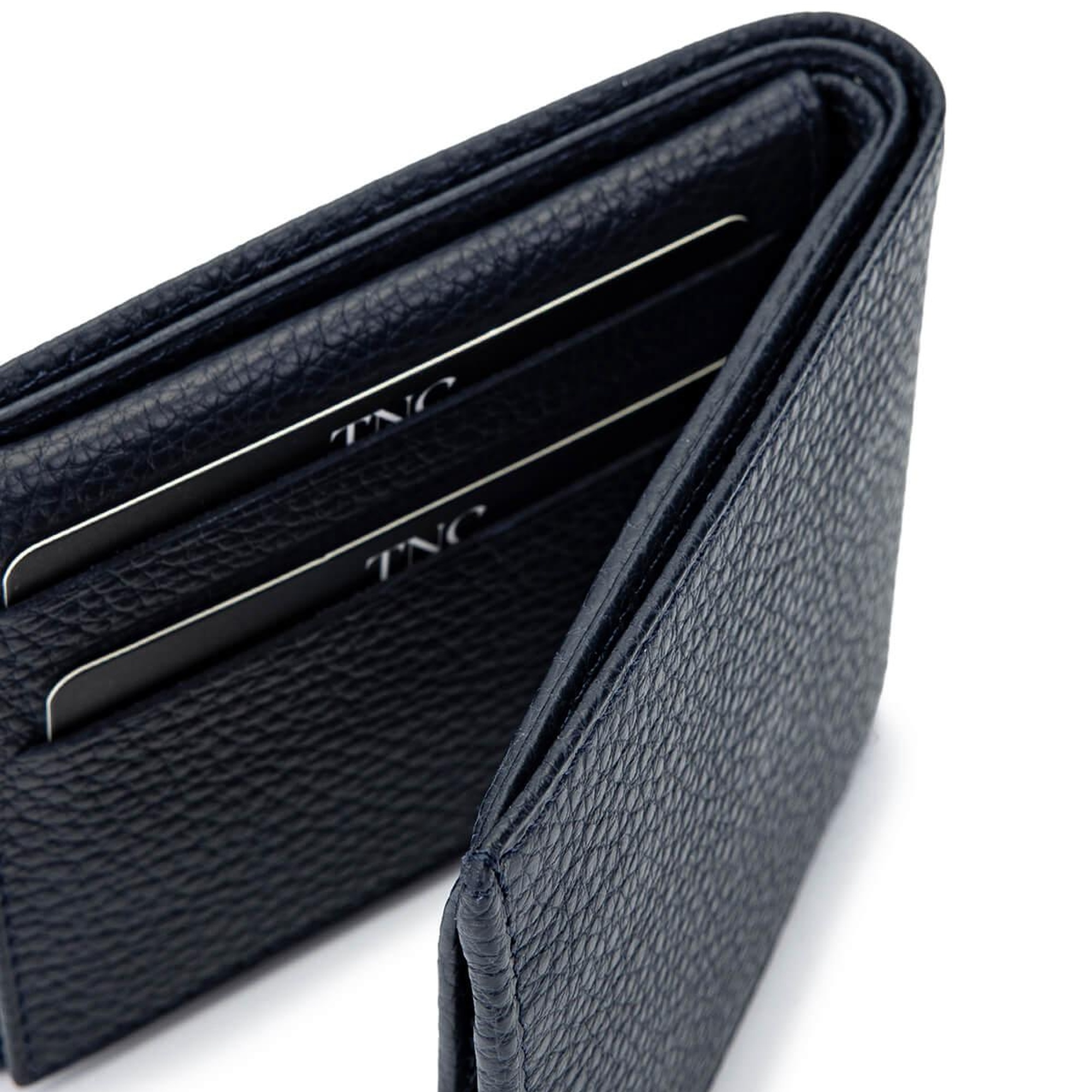 Tamer Tanca Erkek Hakiki Deri Lacivert Cüzdan Cuzdan