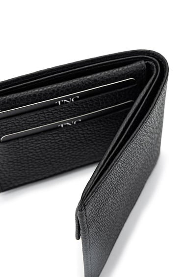  Tamer Tanca Erkek Hakiki Deri Siyah Floter Cüzdan Cuzdan