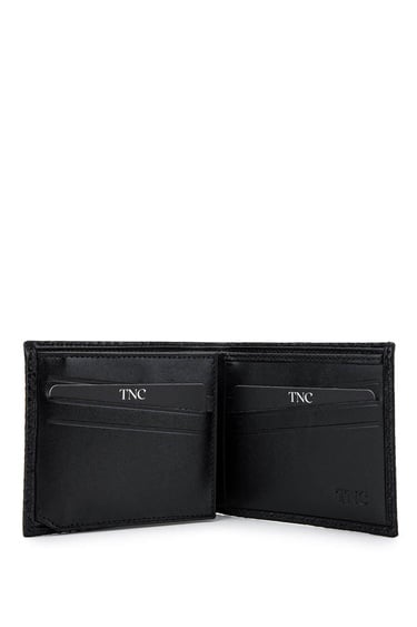  Tamer Tanca Erkek Hakiki Deri Siyah Cüzdan Cuzdan