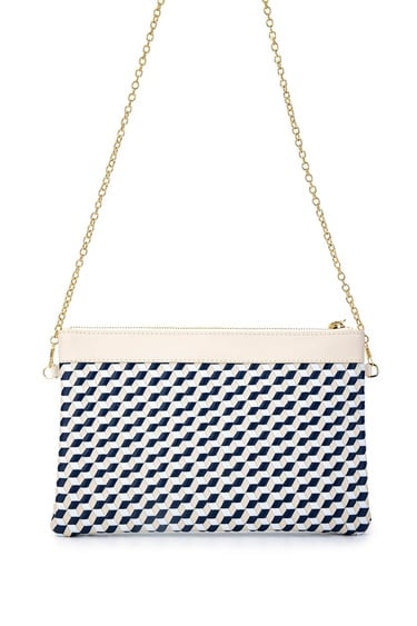  Tamer Tanca Kadın Hakiki Deri Lacivert Omuz Çanta