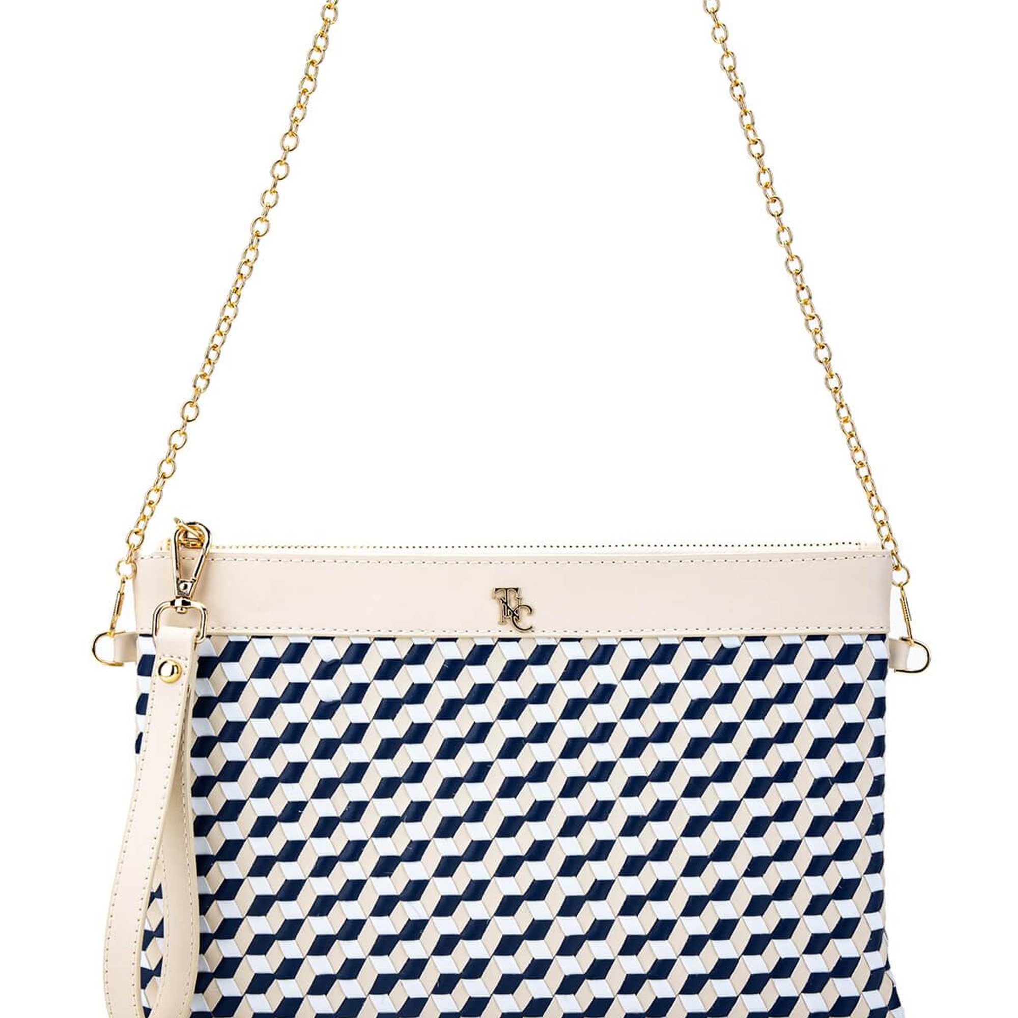 Tamer Tanca Kadın Hakiki Deri Lacivert Omuz Çanta