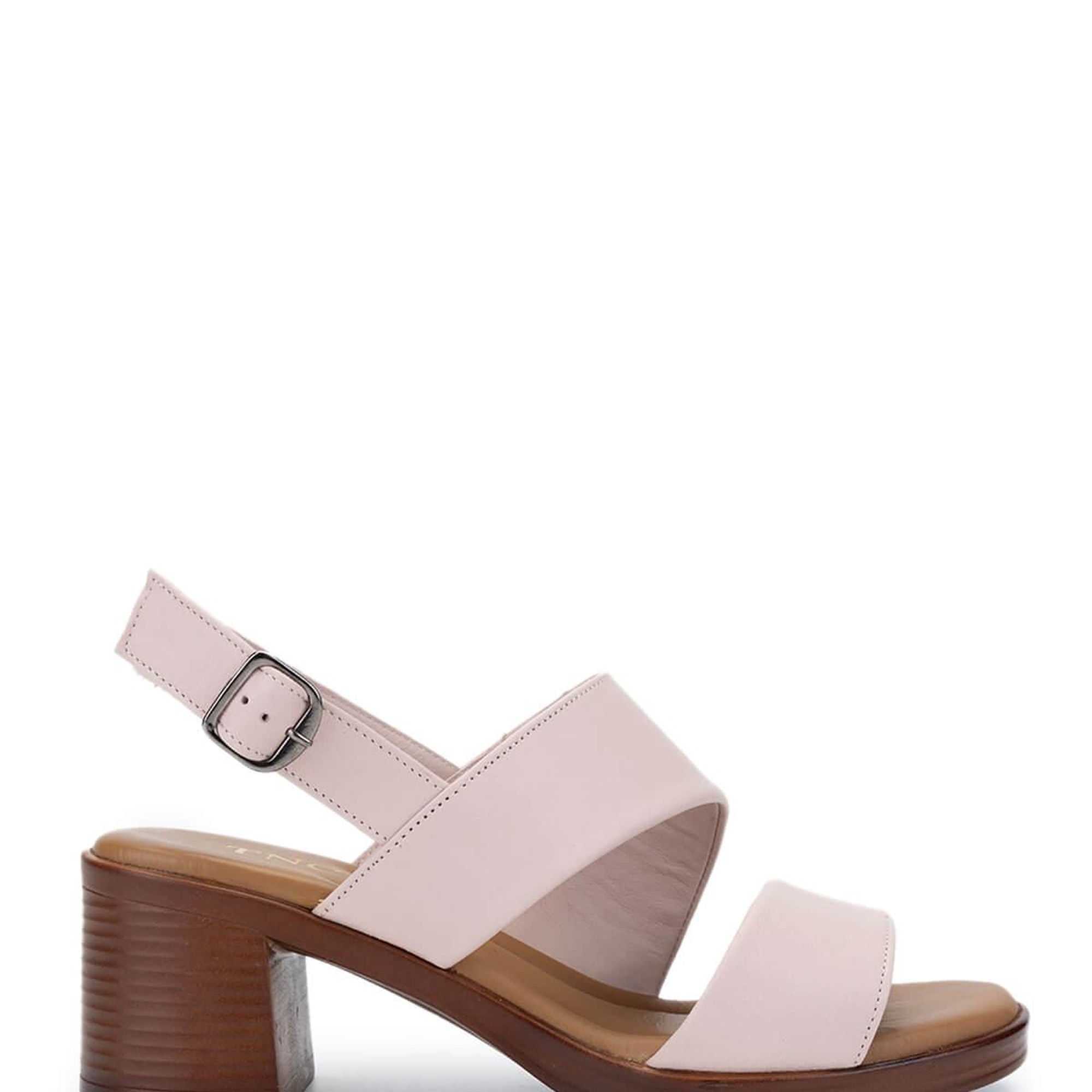 Tamer Tanca Kadın Hakiki Deri Pudra Topuklu Sandalet