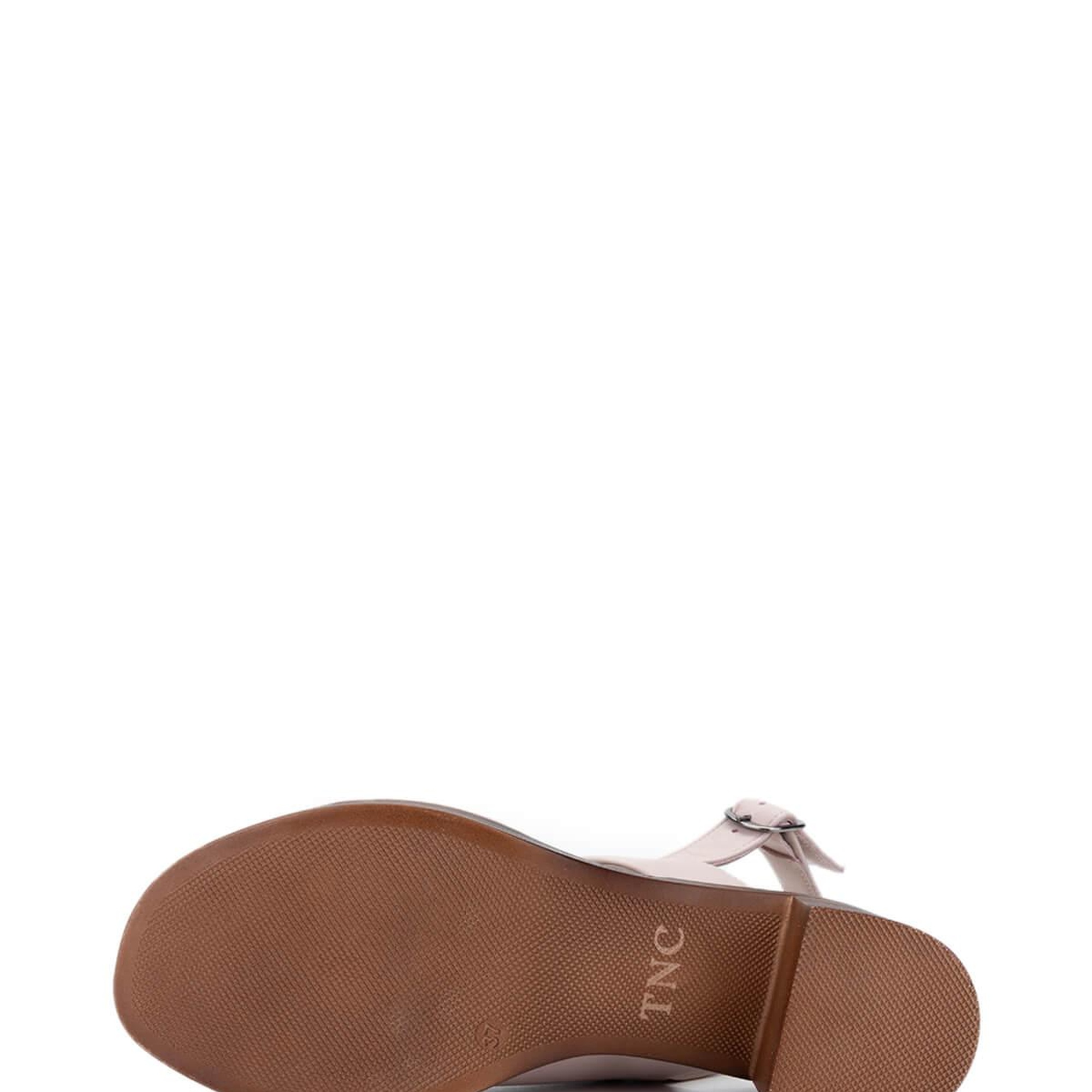 Tamer Tanca Kadın Hakiki Deri Pudra Topuklu Sandalet