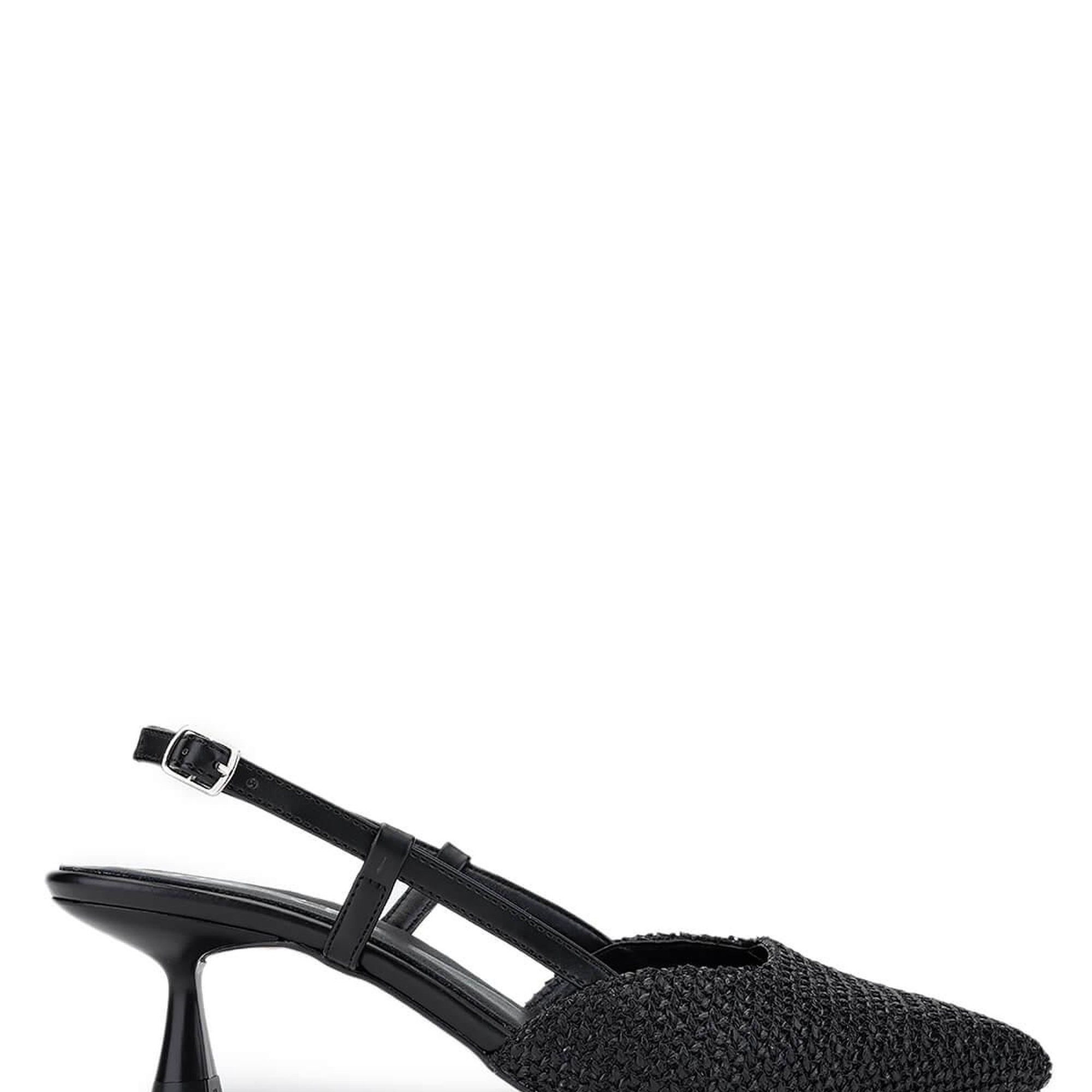 Tamer Tanca Kadın Hakiki Deri Siyah Topuklu Ayakkabı