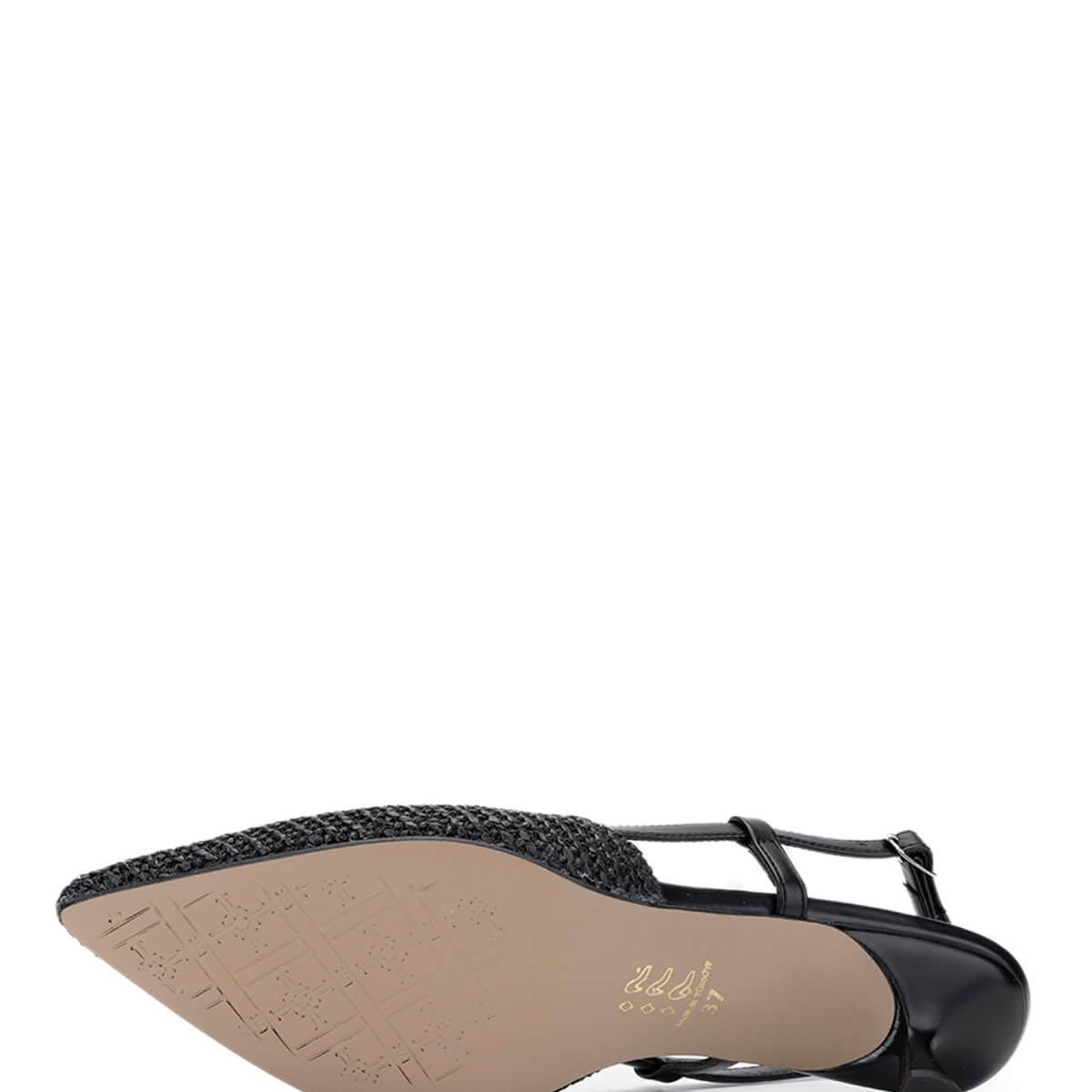 Tamer Tanca Kadın Hakiki Deri Siyah Topuklu Ayakkabı