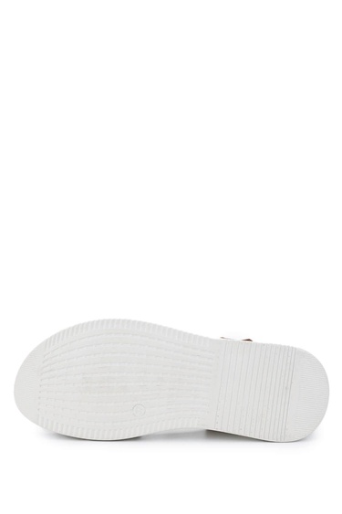  Tamer Tanca Kadın Hakiki Deri Taba Comfort Sandalet