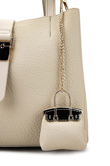  Tamer Tanca Kadın Vegan Bej Omuz Çanta