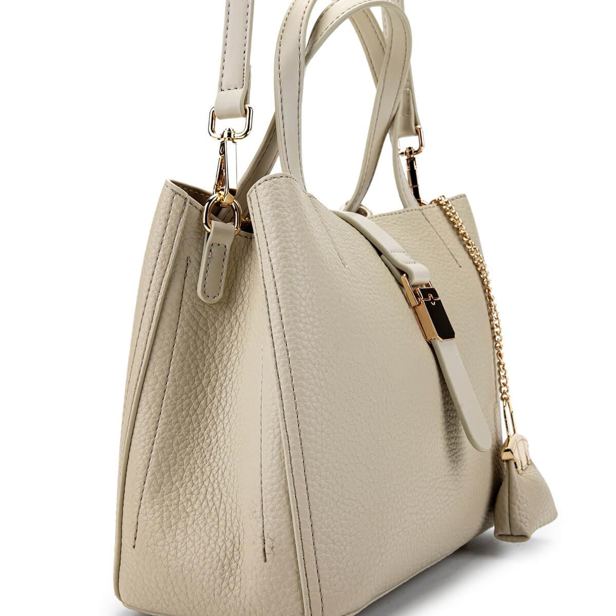 Tamer Tanca Kadın Vegan Bej Omuz Çanta