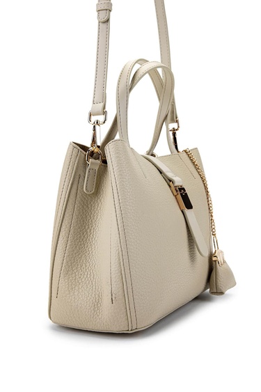  Tamer Tanca Kadın Vegan Bej Omuz Çanta