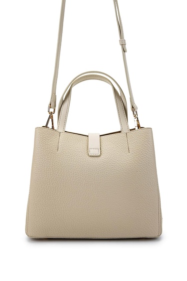  Tamer Tanca Kadın Vegan Bej Omuz Çanta