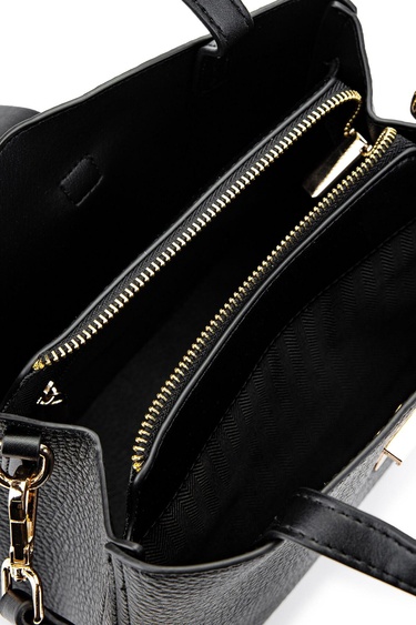  Tamer Tanca Kadın Vegan Siyah Omuz Çanta