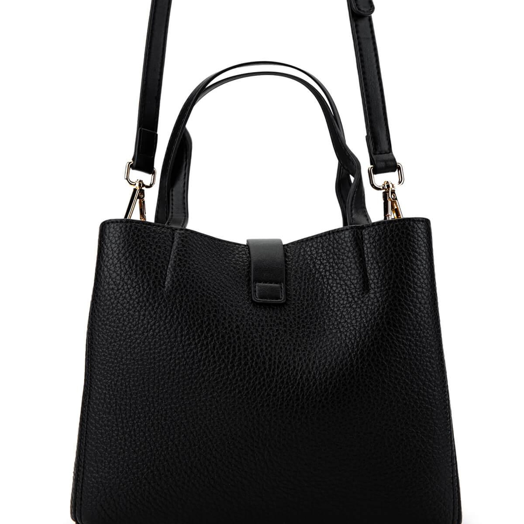 Tamer Tanca Kadın Vegan Siyah Omuz Çanta