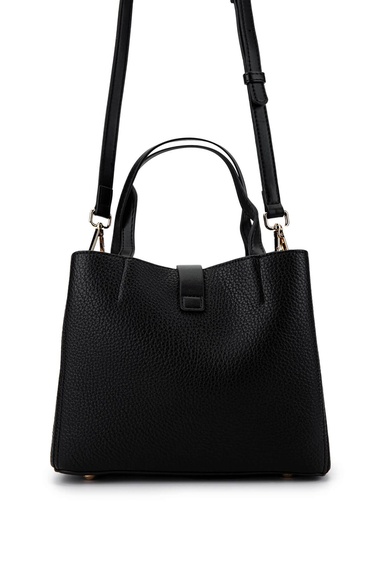  Tamer Tanca Kadın Vegan Siyah Omuz Çanta