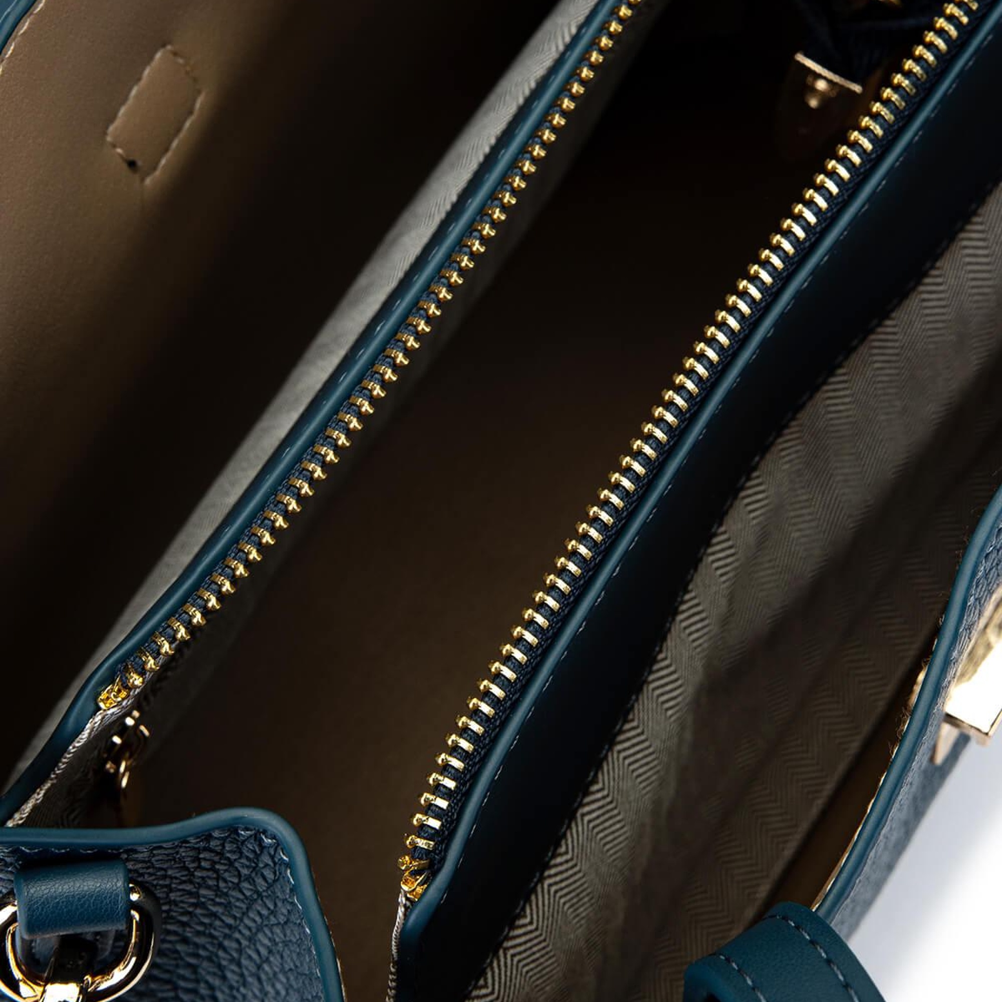 Tamer Tanca Kadın Vegan Mavi Omuz Çanta