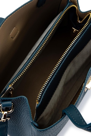  Tamer Tanca Kadın Vegan Mavi Omuz Çanta