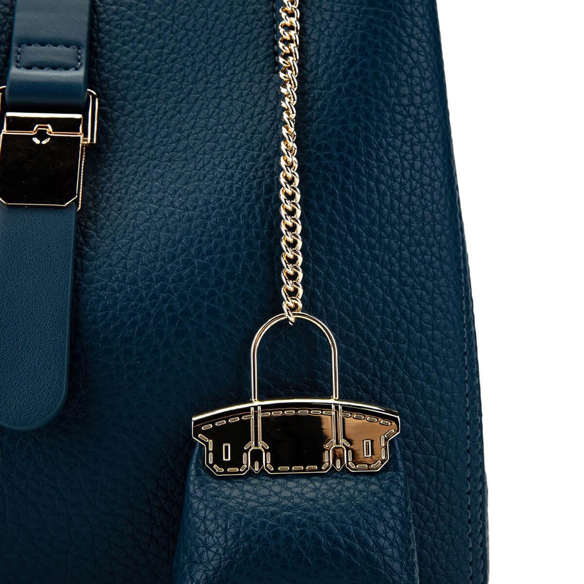 Tamer Tanca Kadın Vegan Mavi Omuz Çanta