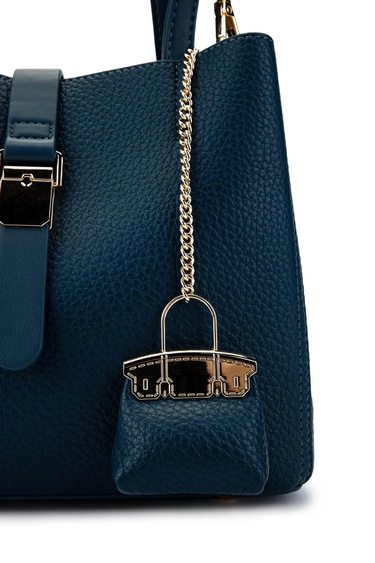  Tamer Tanca Kadın Vegan Mavi Omuz Çanta