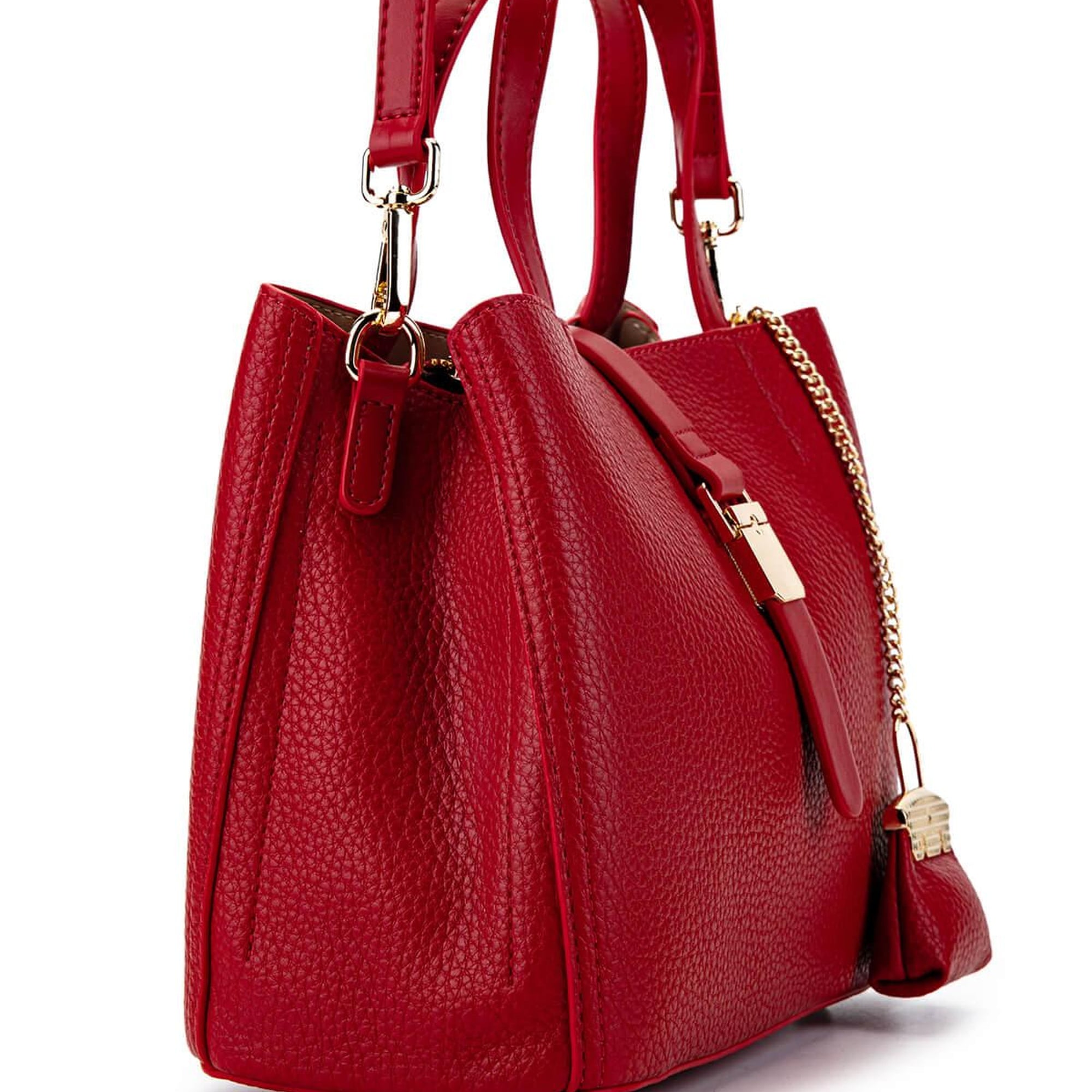 Tamer Tanca Kadın Vegan Kırmızı Omuz Çanta