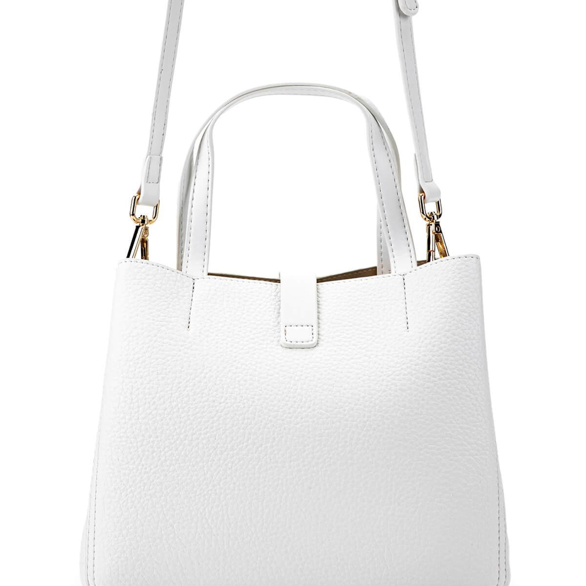 Tamer Tanca Kadın Vegan Beyaz Omuz Çanta