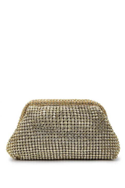  Tamer Tanca Kadın Vegan Altın Omuz Çanta