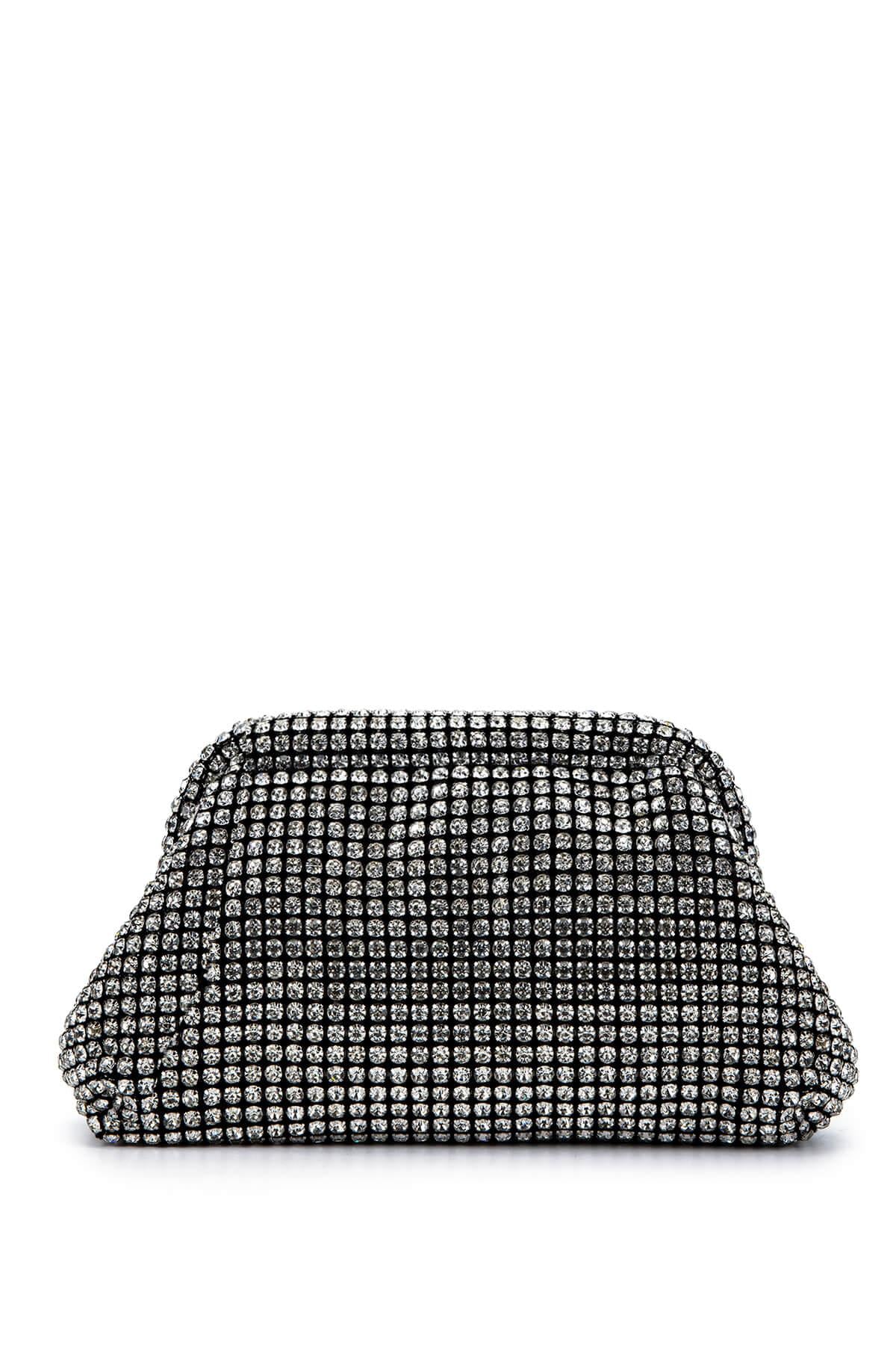  Tamer Tanca Kadın Vegan Gri Omuz Çanta