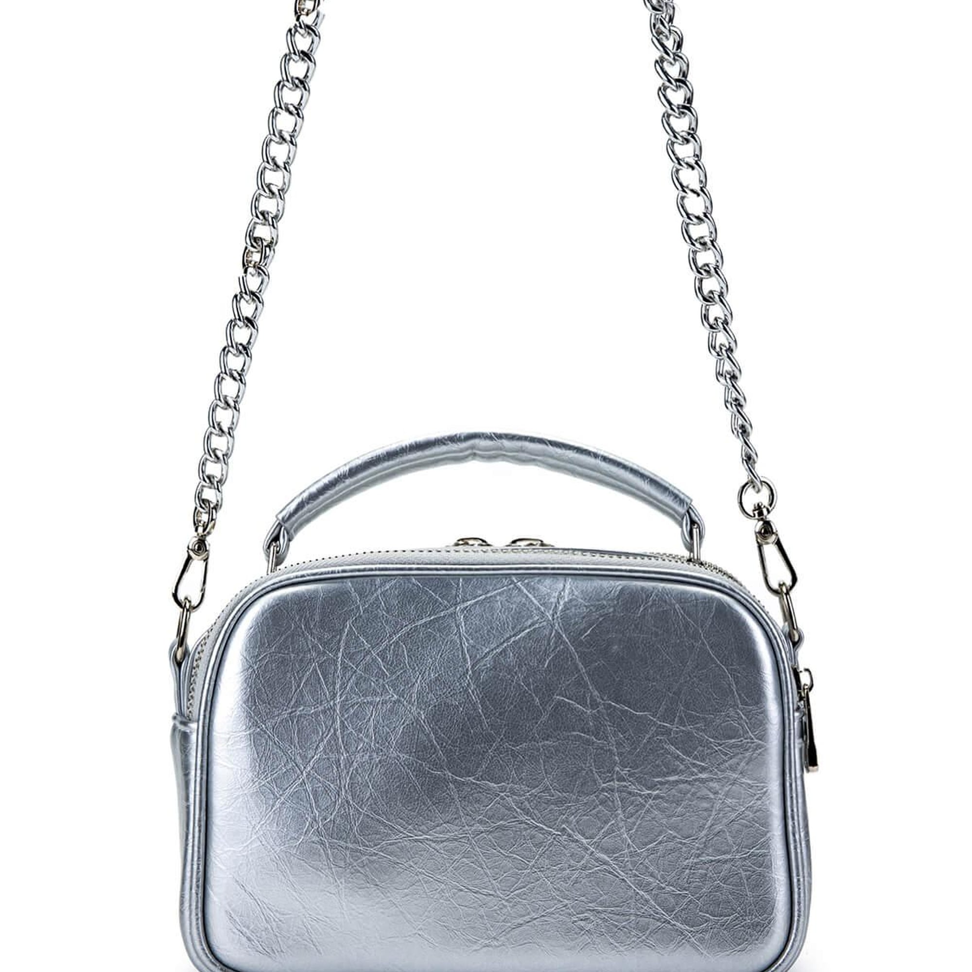 Tamer Tanca Kadın Vegan Gri Omuz Çanta