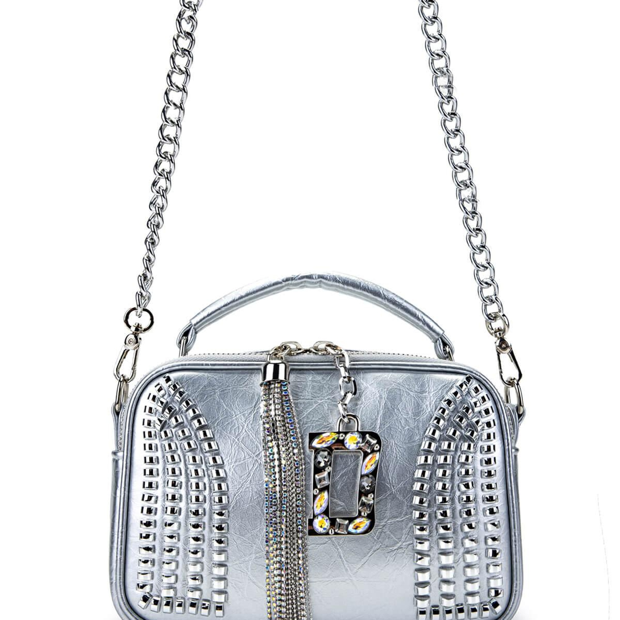 Tamer Tanca Kadın Vegan Gri Omuz Çanta