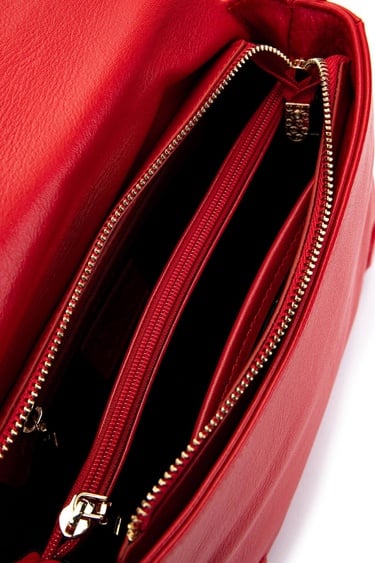  Tamer Tanca Kadın Hakiki Deri Kırmızı Omuz Çanta