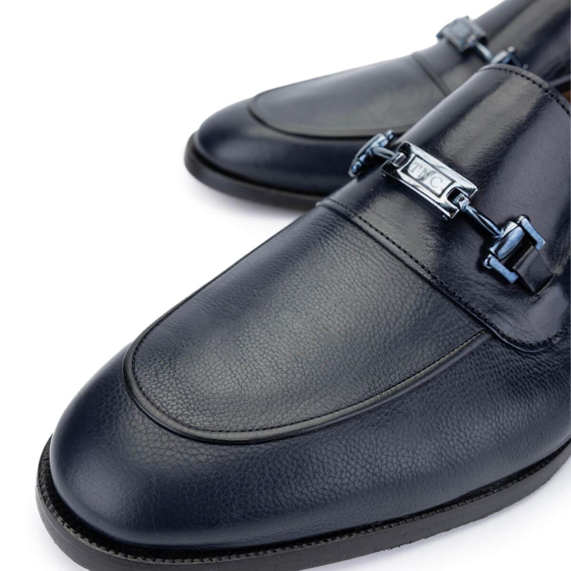 Tamer Tanca Erkek Hakiki Deri Lacivert Klasik Ayakkabı