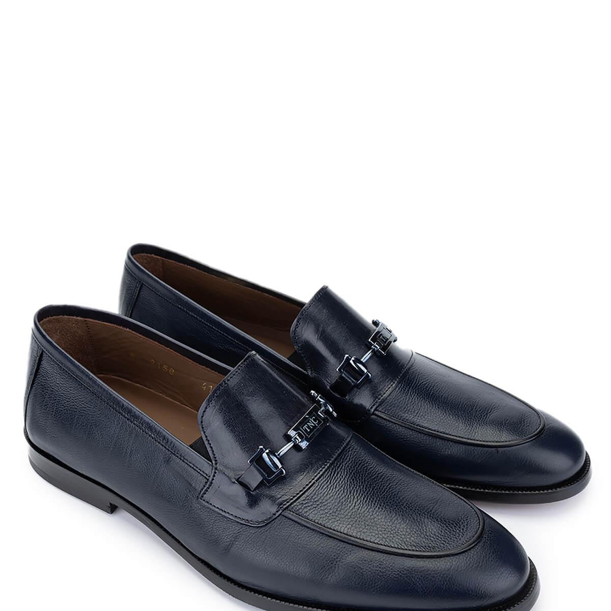 Tamer Tanca Erkek Hakiki Deri Lacivert Klasik Ayakkabı