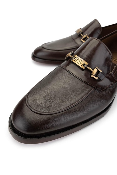  Tamer Tanca Erkek Hakiki Deri Kahverengi Klasik Ayakkabı