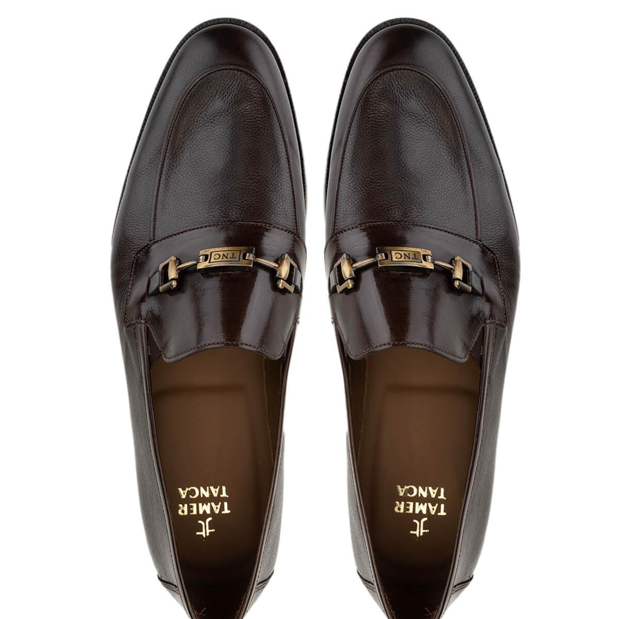 Tamer Tanca Erkek Hakiki Deri Kahverengi Klasik Ayakkabı