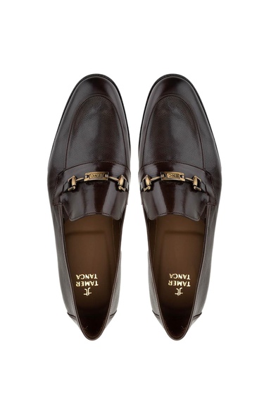  Tamer Tanca Erkek Hakiki Deri Kahverengi Klasik Ayakkabı