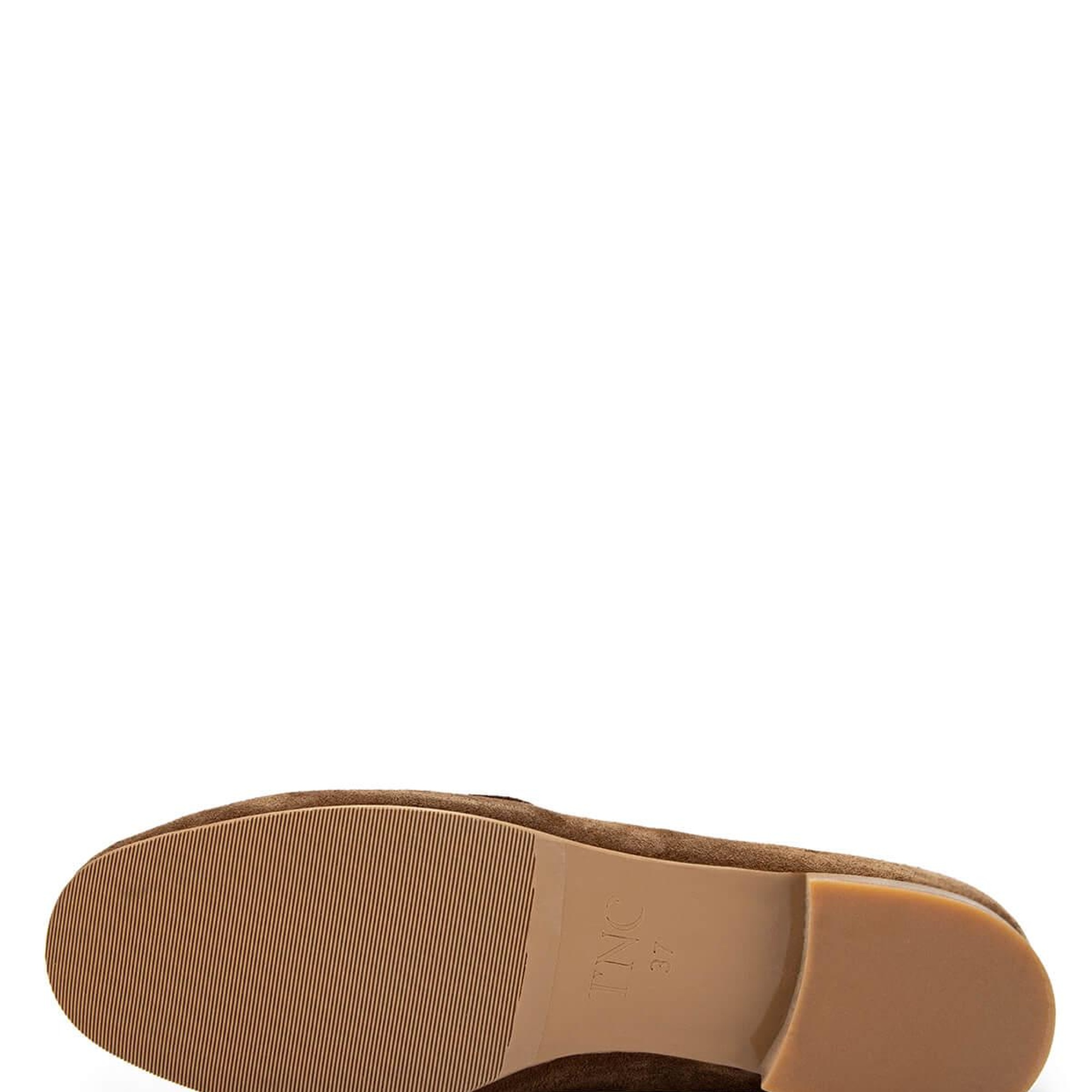 Tamer Tanca Kadın Hakiki Deri Tütün Süet Loafer Ayakkabı