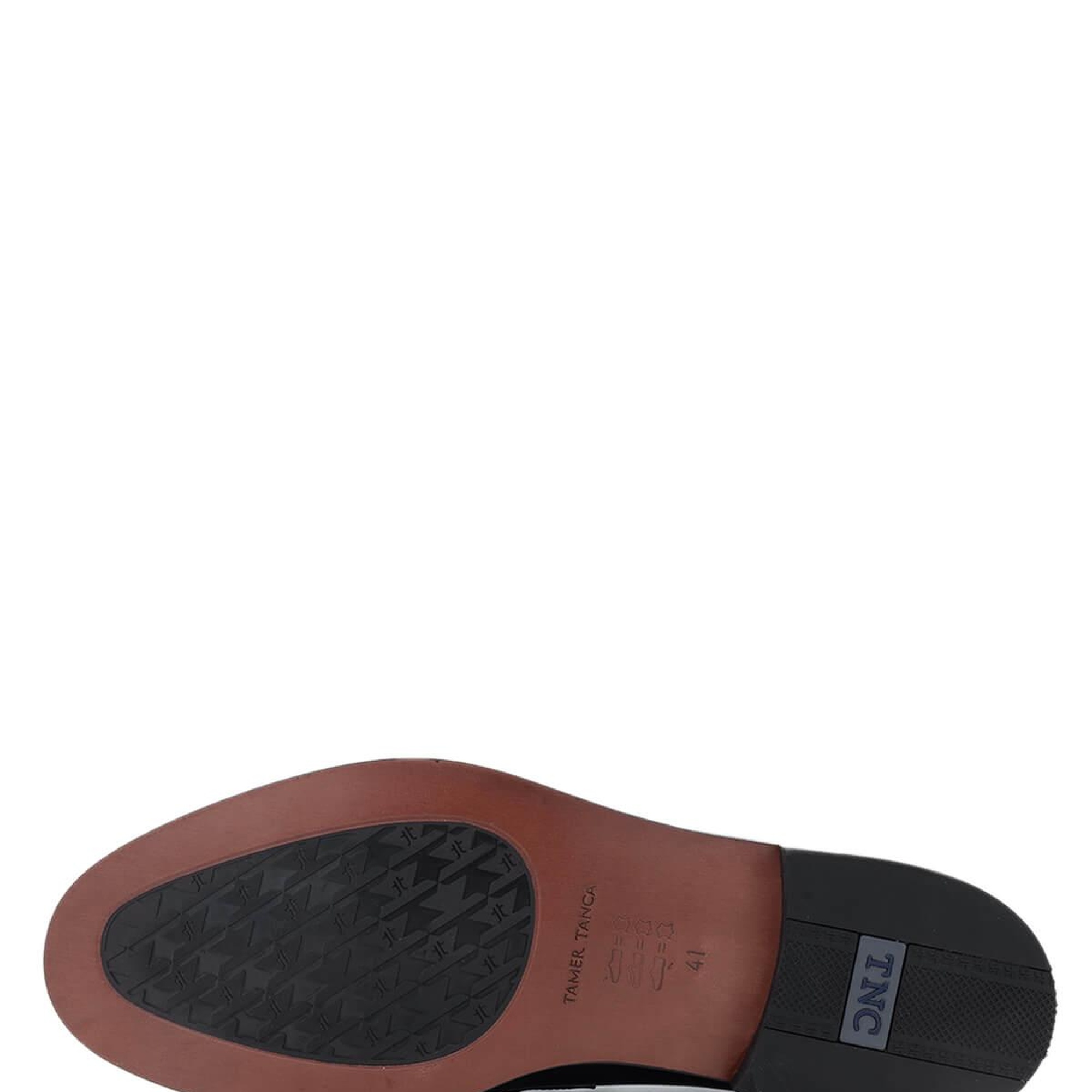 Tamer Tanca Erkek Hakiki Deri Siyah Klasik Ayakkabı