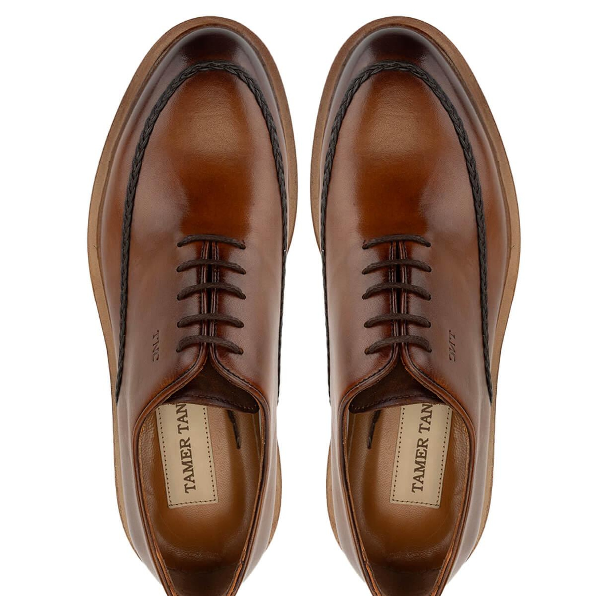 Tamer Tanca Erkek Hakiki Deri Taba Casual Ayakkabı