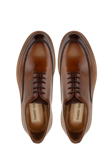  Tamer Tanca Erkek Hakiki Deri Taba Casual Ayakkabı