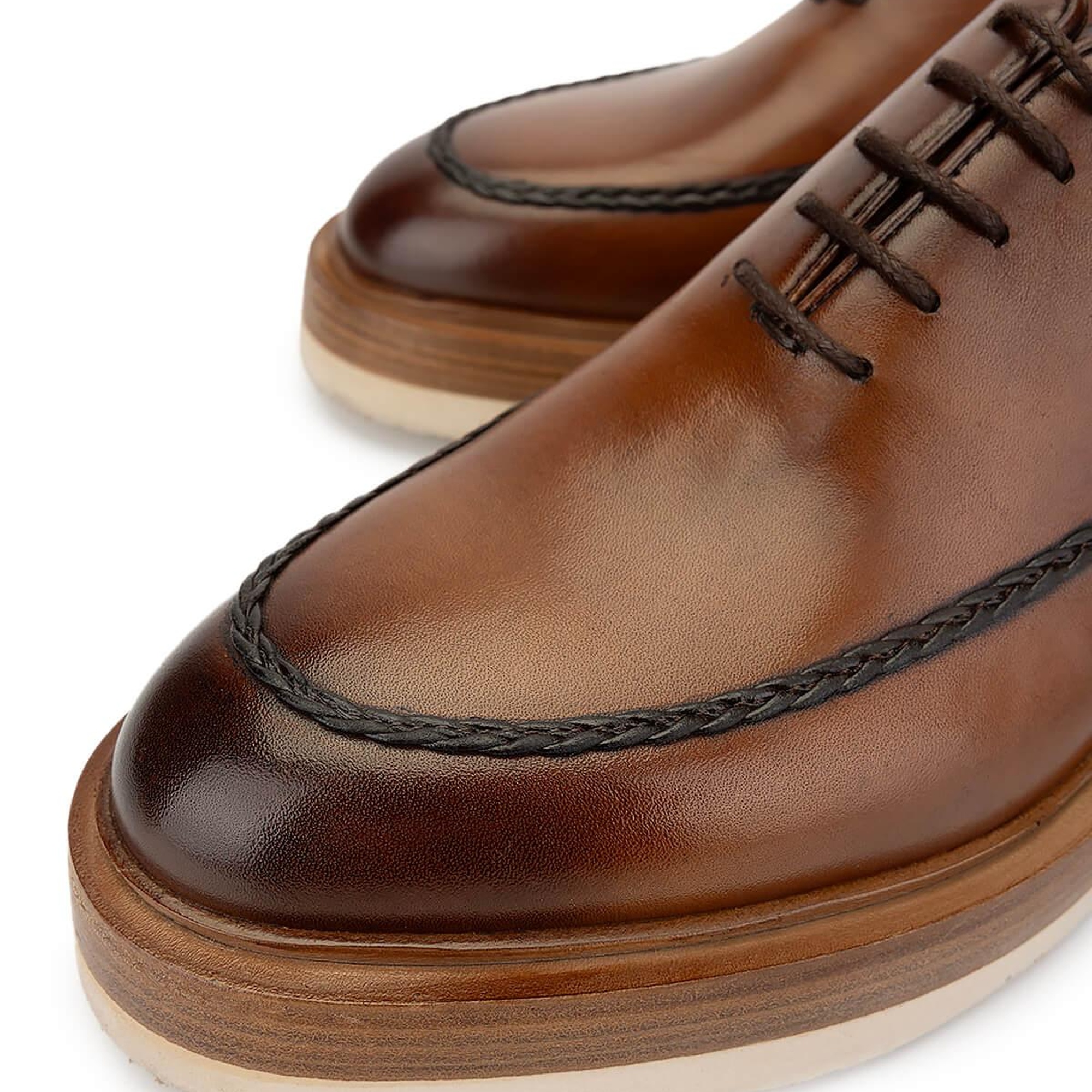 Tamer Tanca Erkek Hakiki Deri Taba Casual Ayakkabı