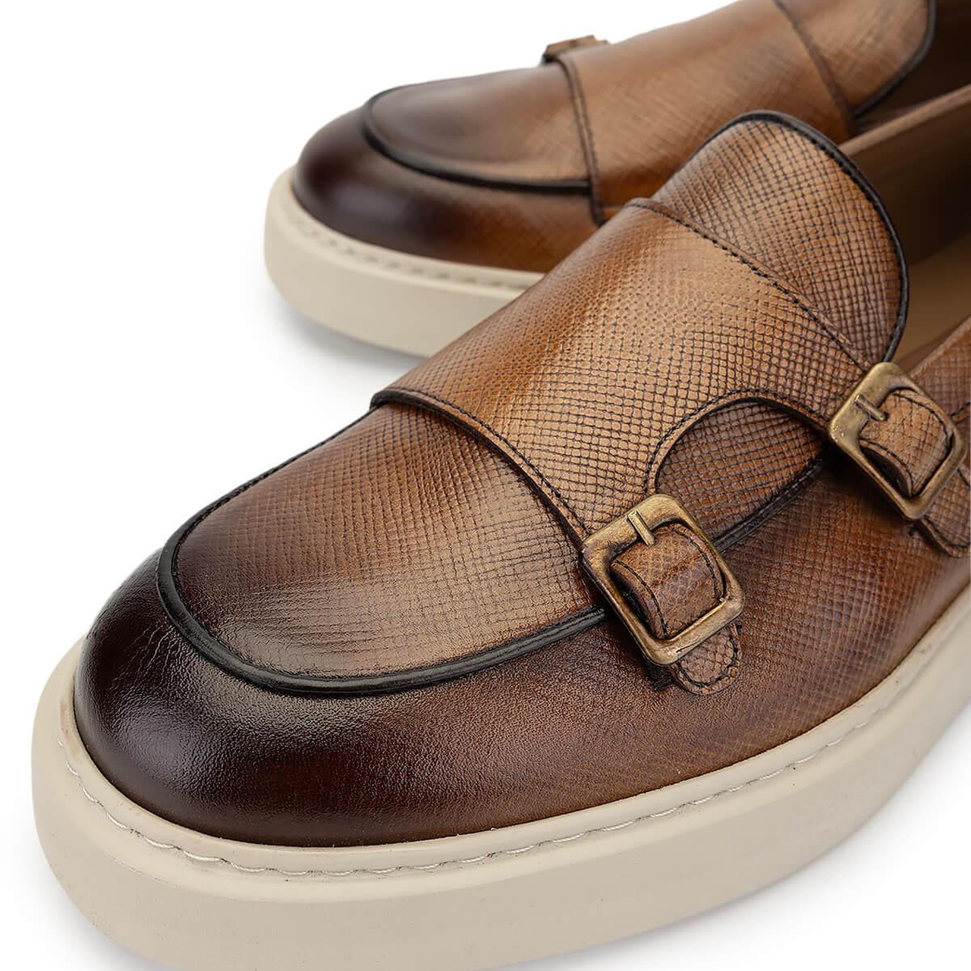 Tamer Tanca Erkek Hakiki Deri Kahverengi Loafer Ayakkabı