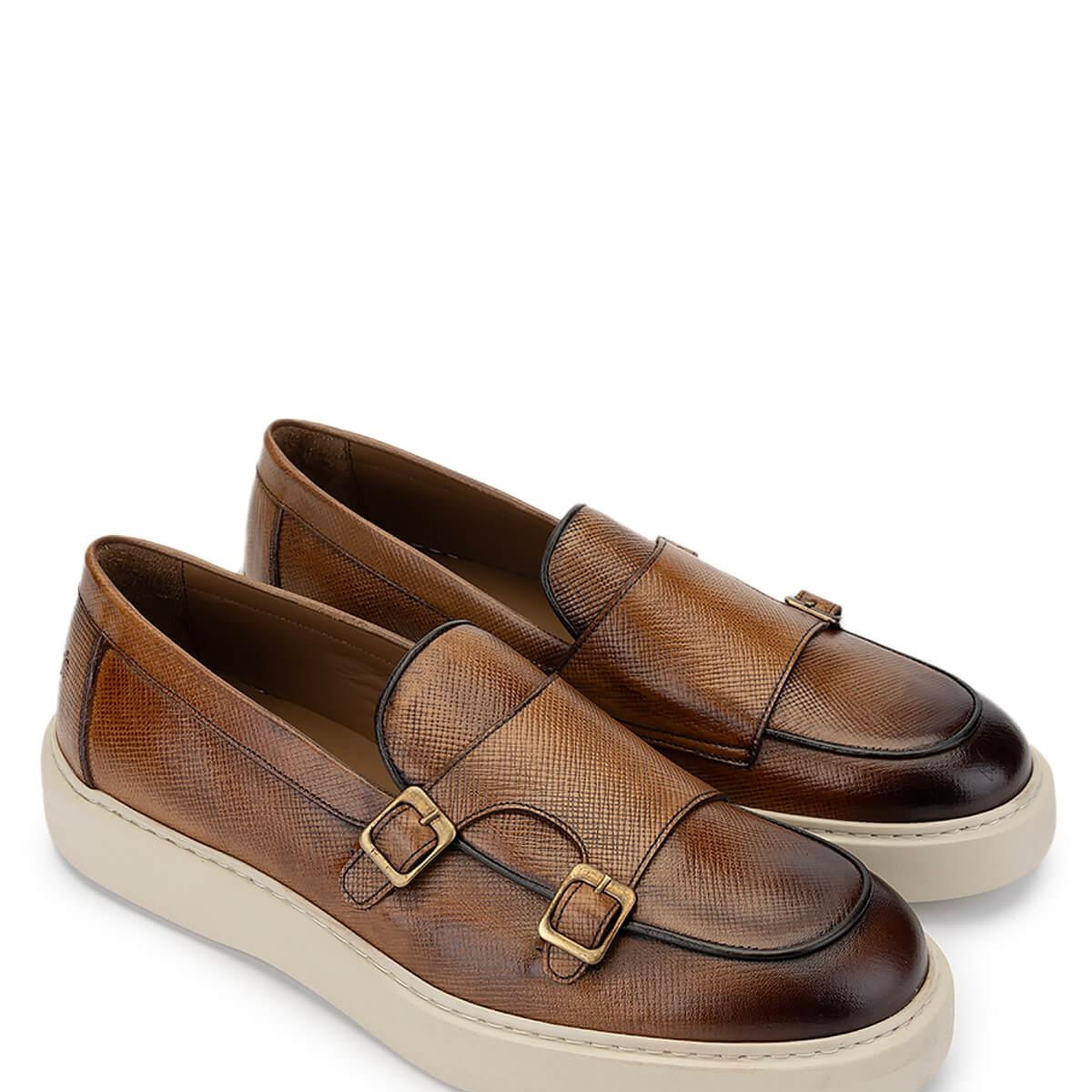 Tamer Tanca Erkek Hakiki Deri Kahverengi Loafer Ayakkabı