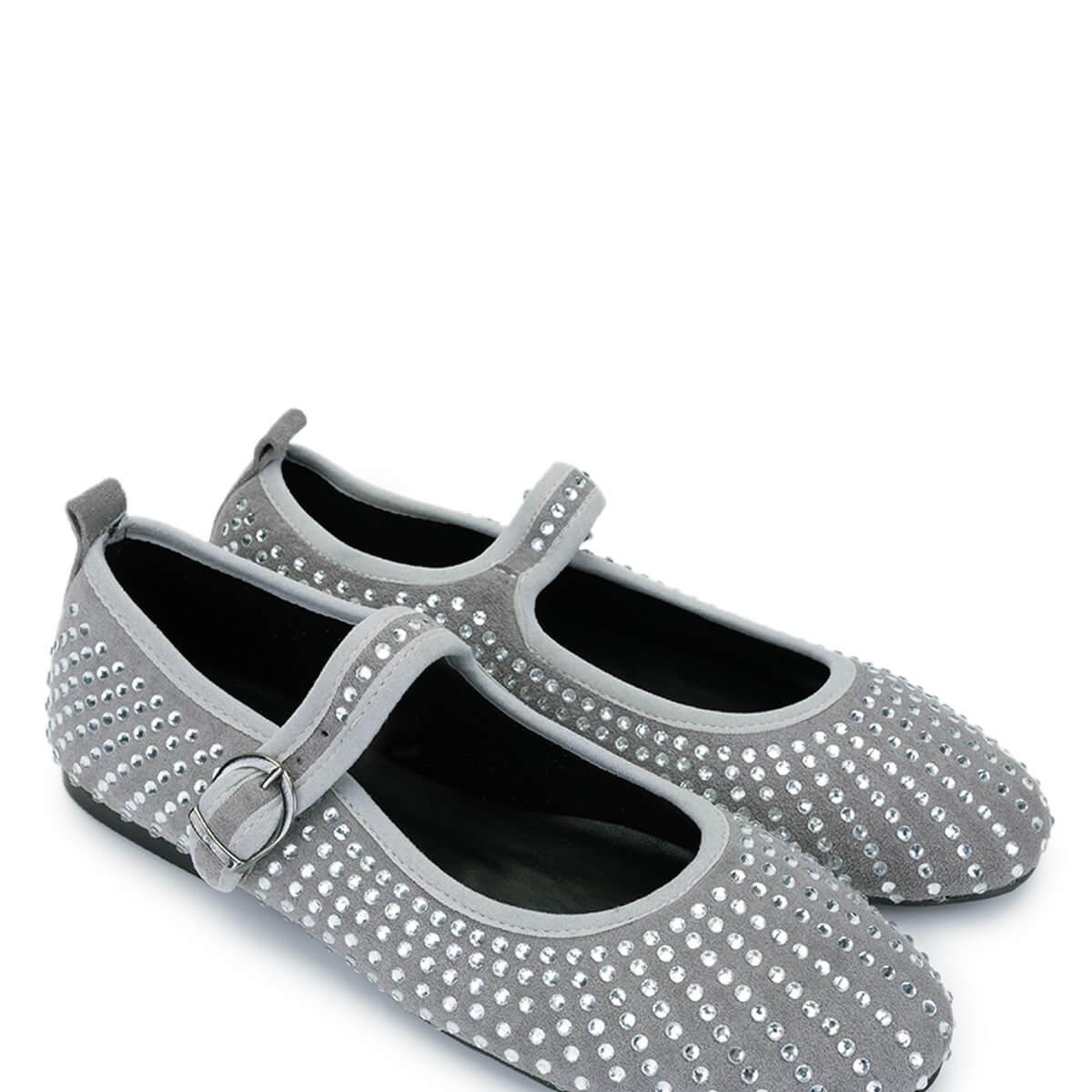 Tamer Tanca Kadın Hakiki Deri Gri Babet Ayakkabı