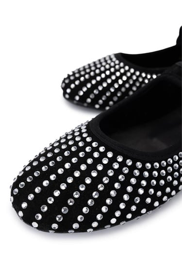  Tamer Tanca Kadın Hakiki Deri Siyah Süet Babet Ayakkabı